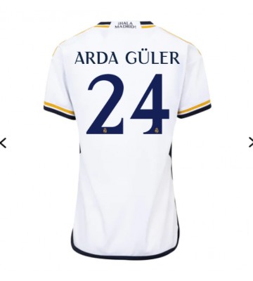 Real Madrid Arda Guler #24 Koszulka Podstawowych Kobiety 2023-24 Krótki Rękaw